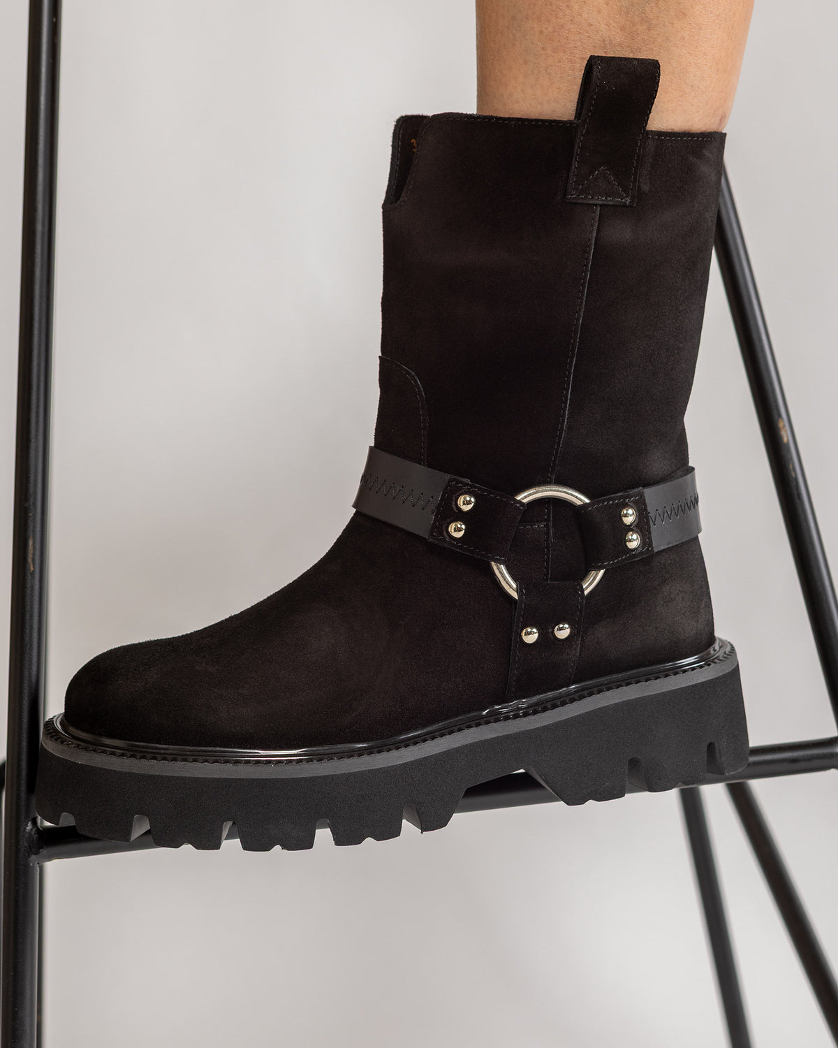 Bocanci Suede Style Rider Negre
