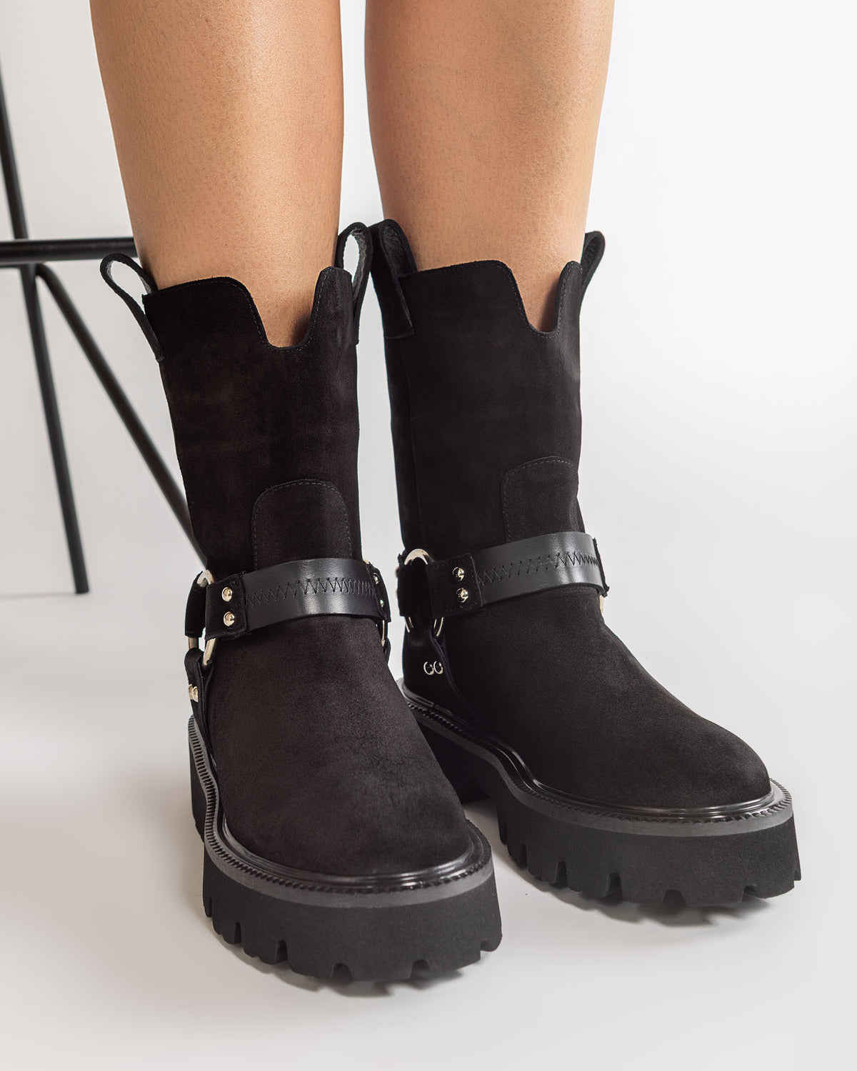 Bocanci Suede Style Rider Negre