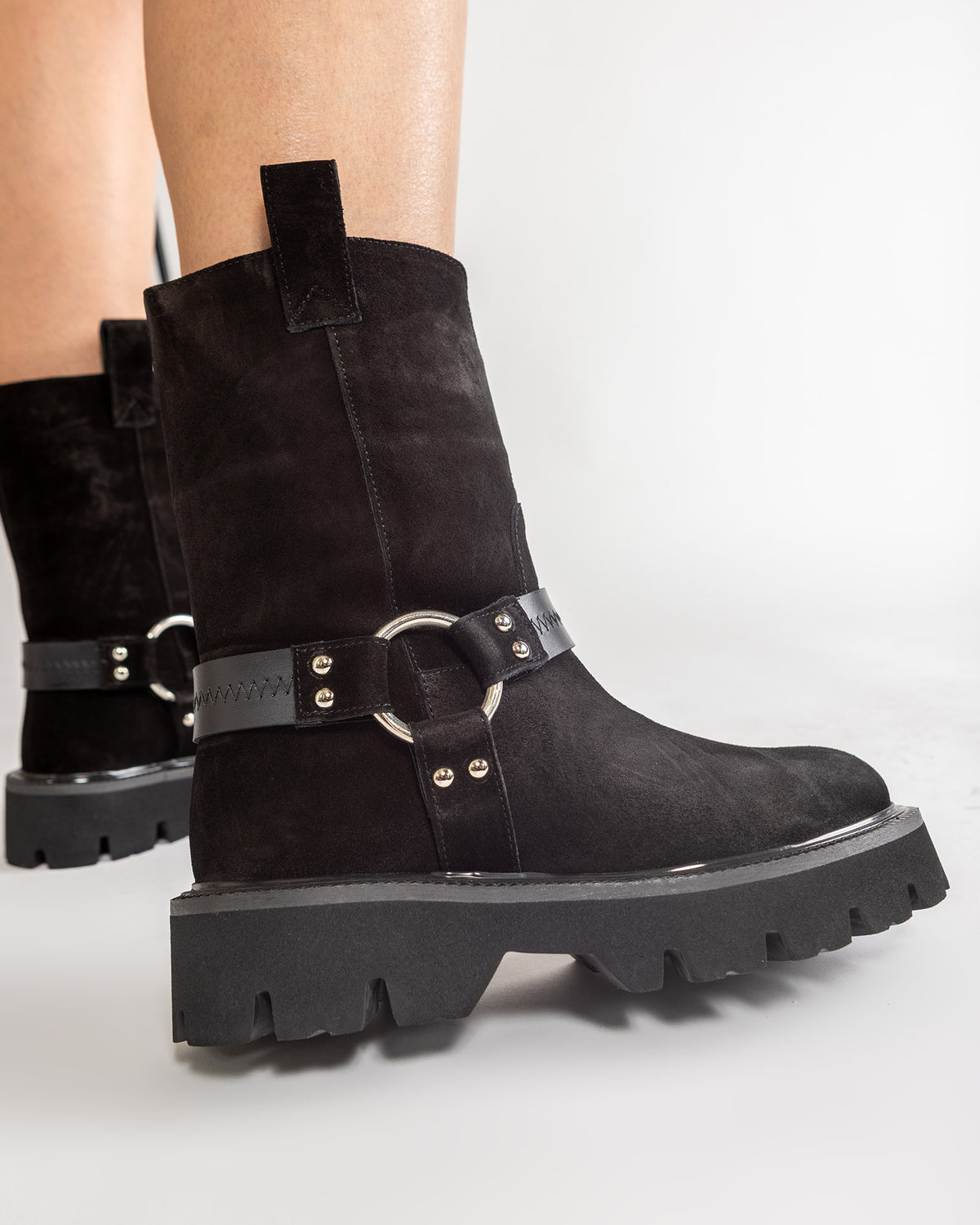 Bocanci Suede Style Rider Negre