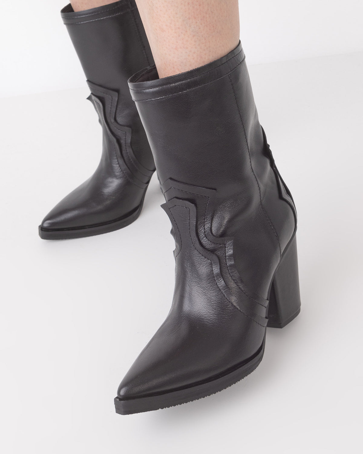 Ciocate din piele nappa neagra TELIA