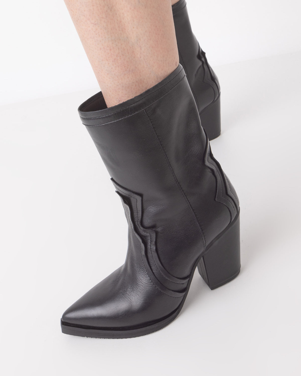 Ciocate din piele nappa neagra TELIA