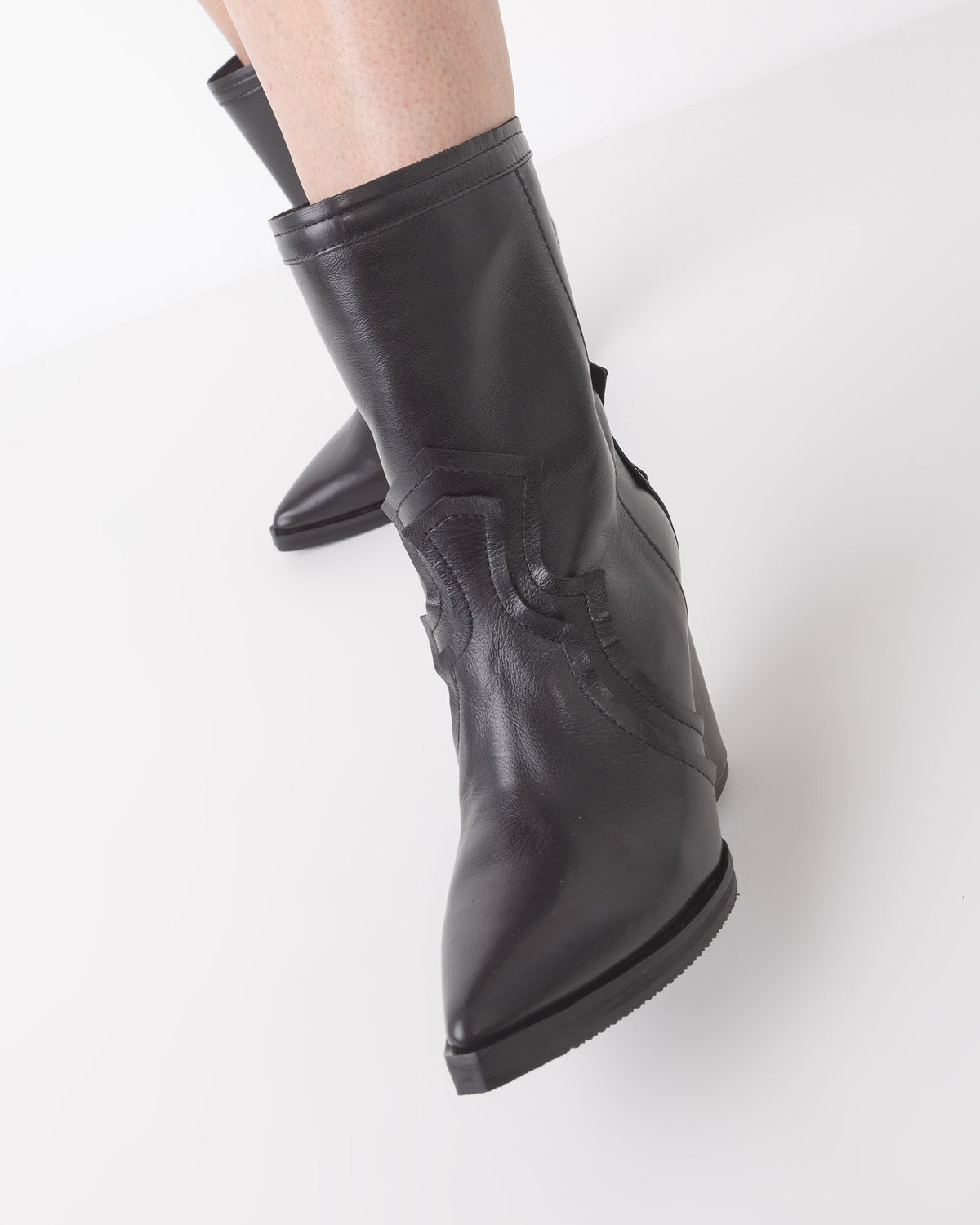 Ciocate din piele nappa neagra TELIA