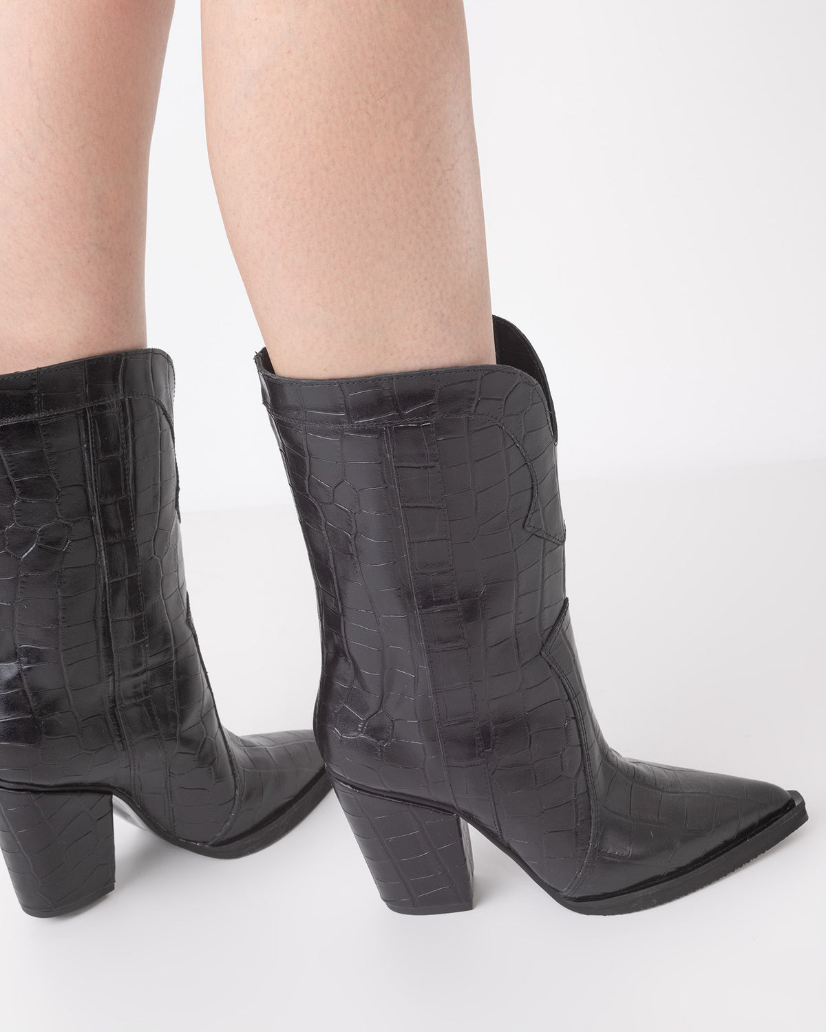 Ciocate din piele nappa neagra TELIA