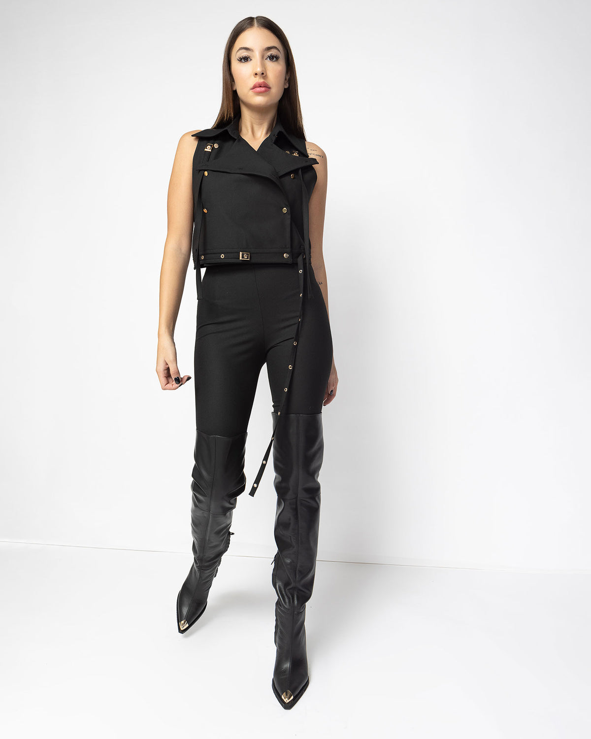 Pantaloni negri Quiet