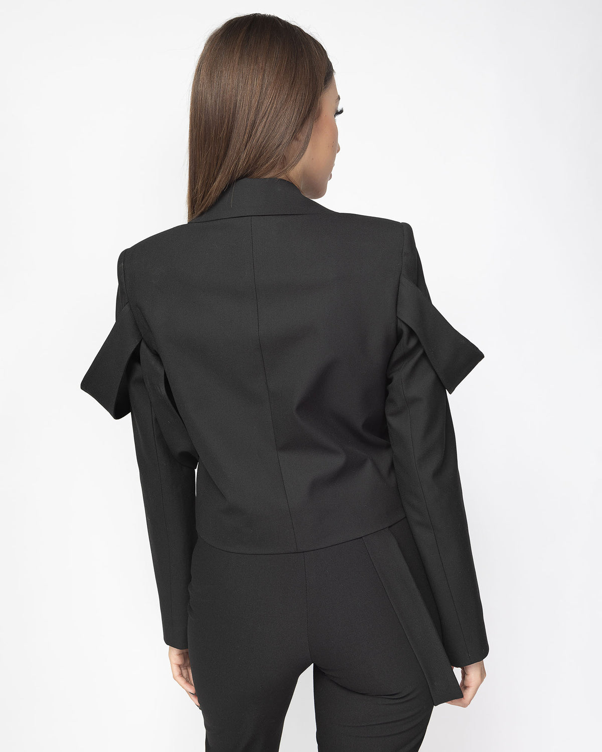 Sacou negru Loose