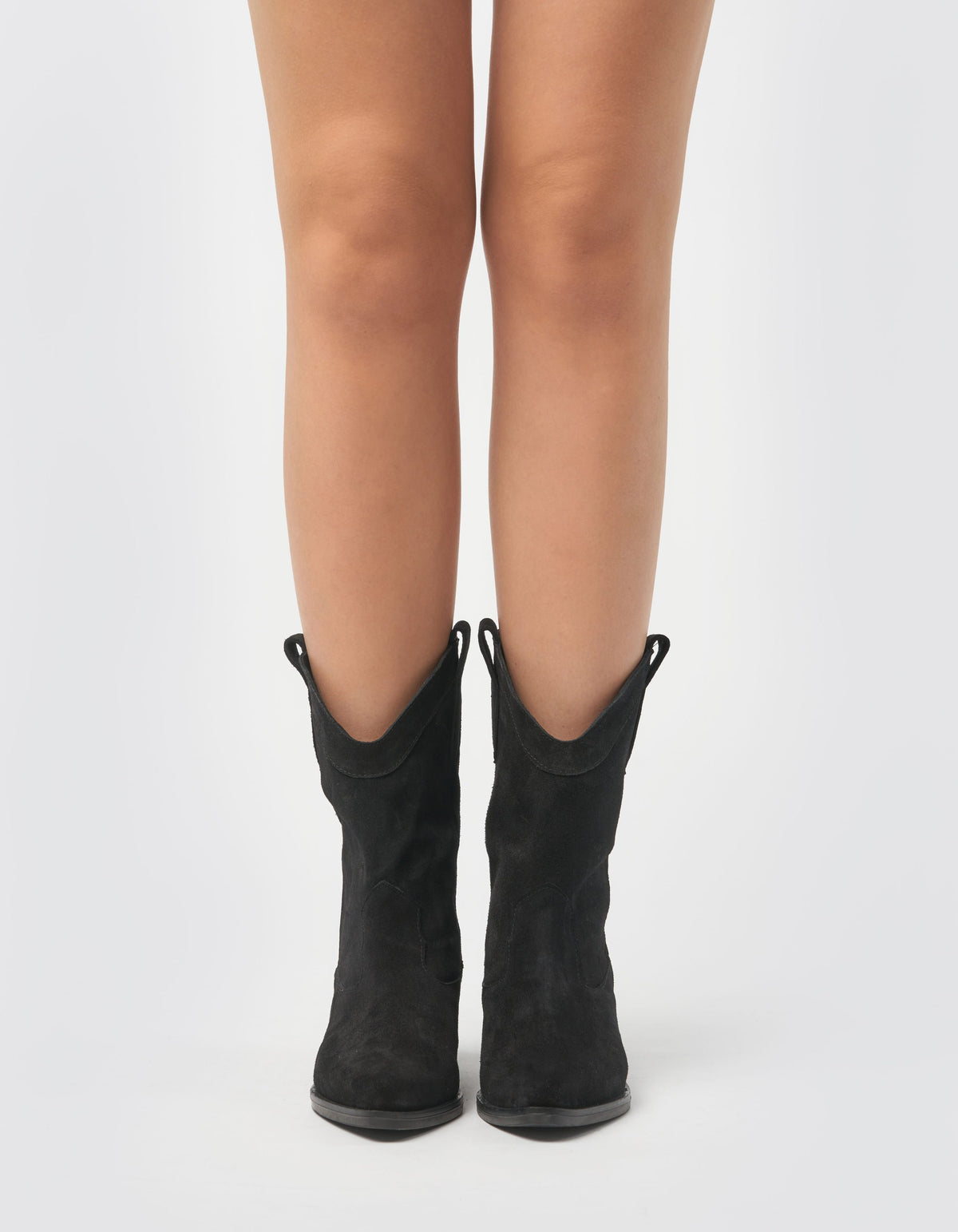 Ciocate scurte din piele intoarsa Everly - MOJA