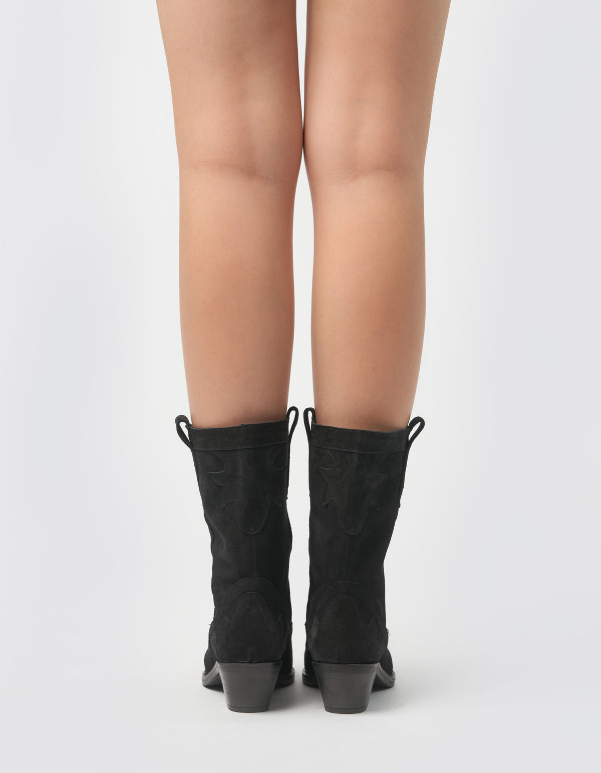 Ciocate scurte din piele intoarsa Everly - MOJA