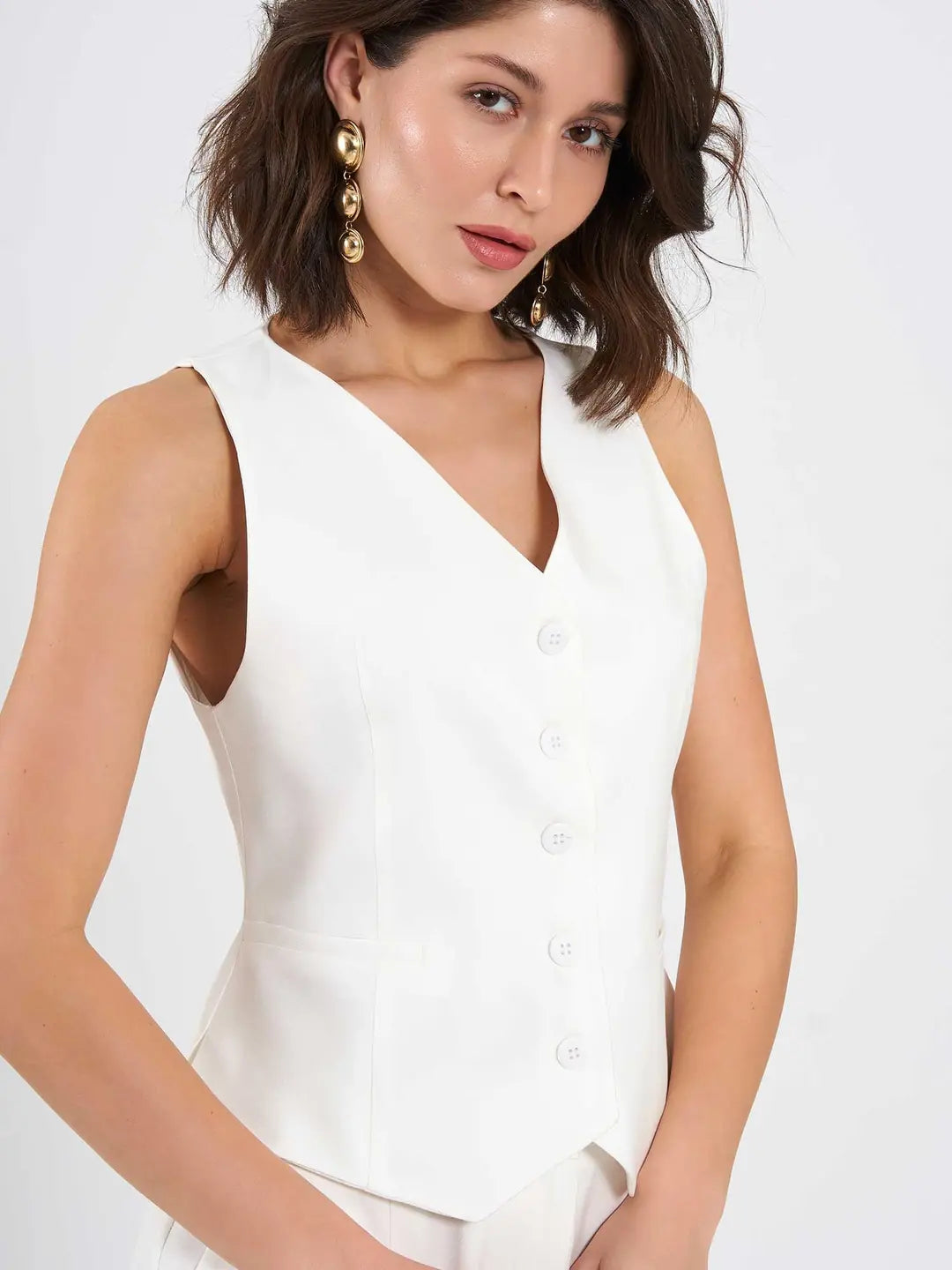 Costum Alb Carolyn