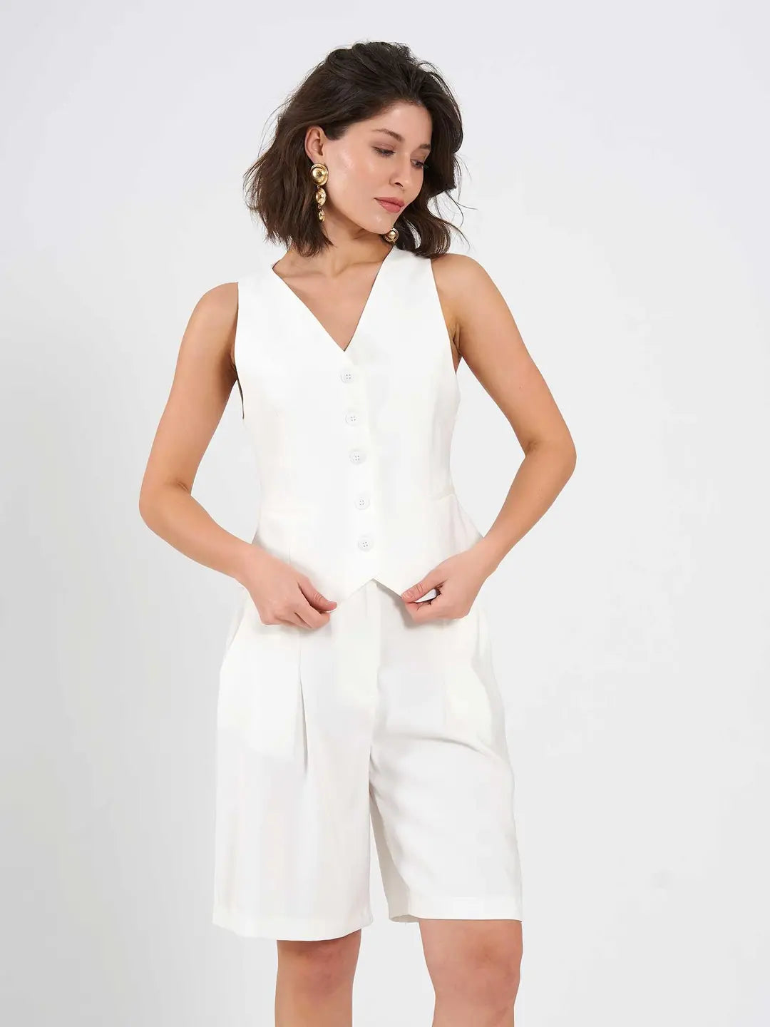 Costum Alb Carolyn