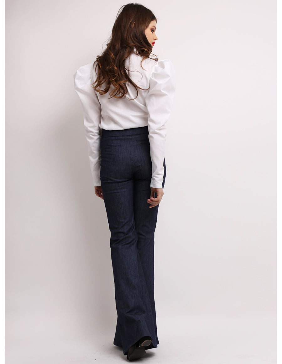 Pantaloni evazati din denim - MOJA
