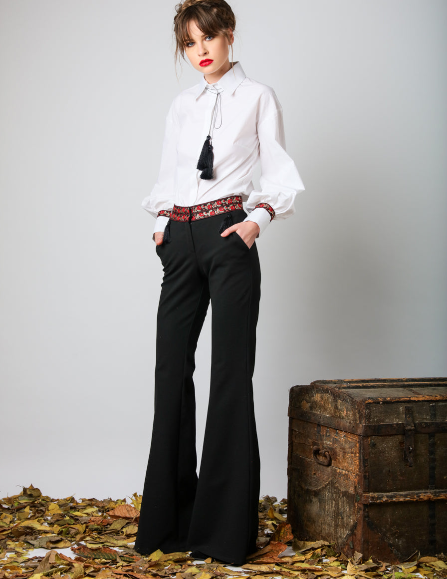 Pantaloni evazati Etno - MOJA