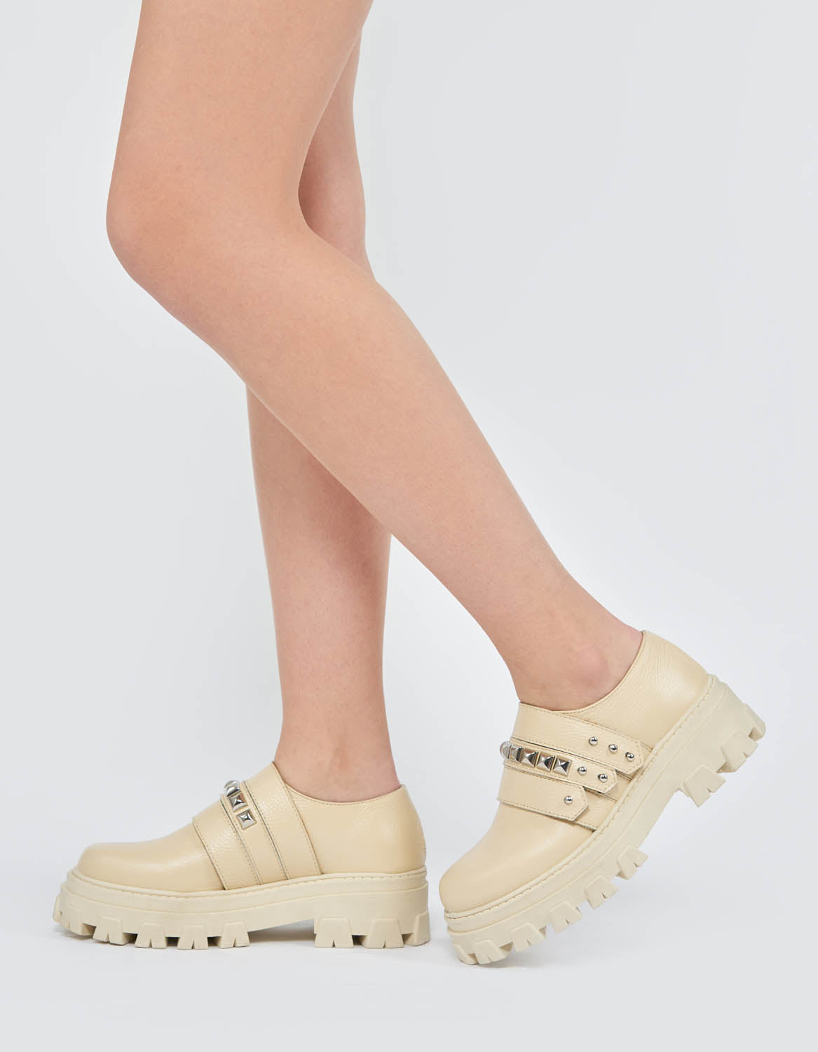 Pantofi din piele ivoire MILAN - MOJA