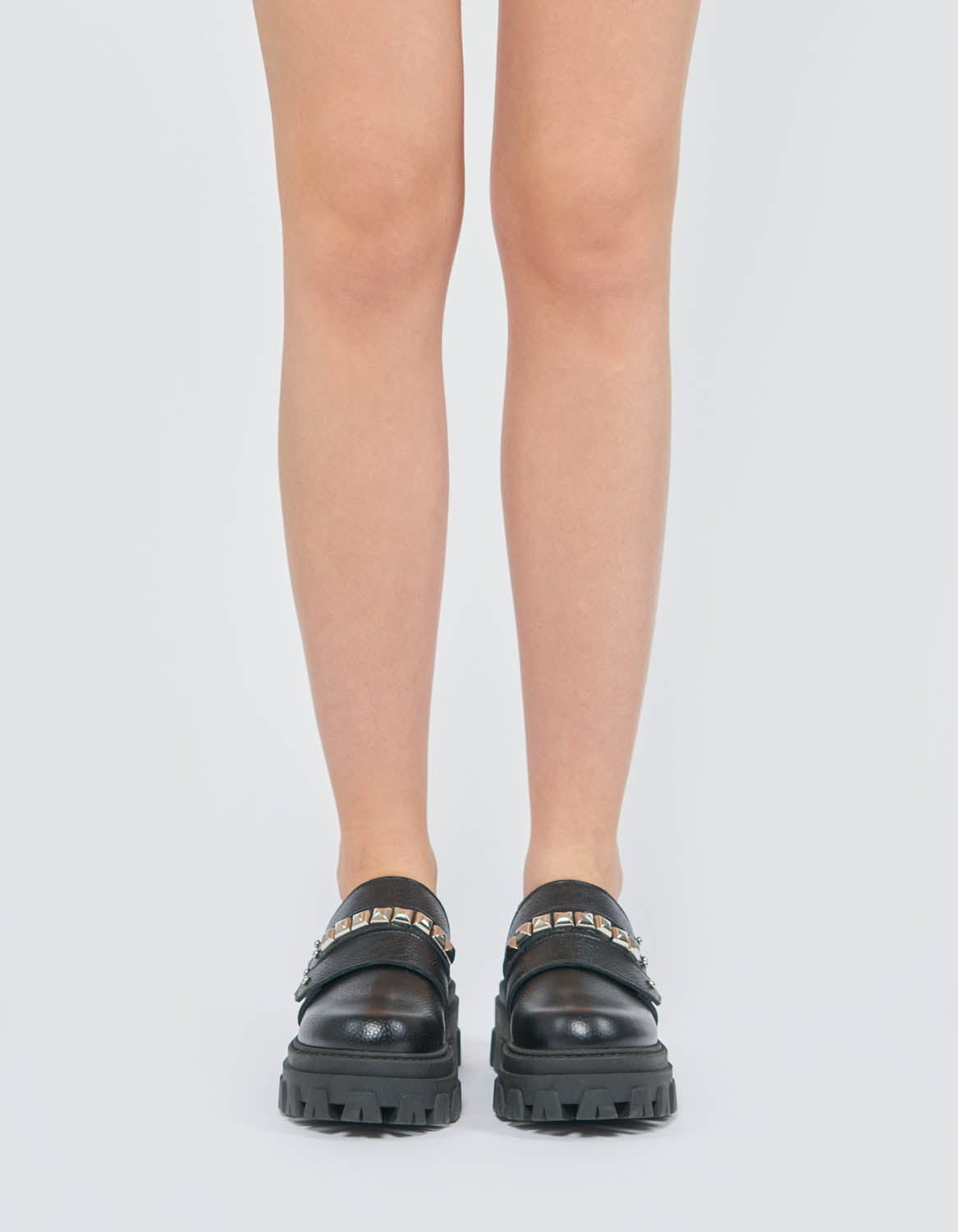 Pantofi din piele neagra MILAN - MOJA