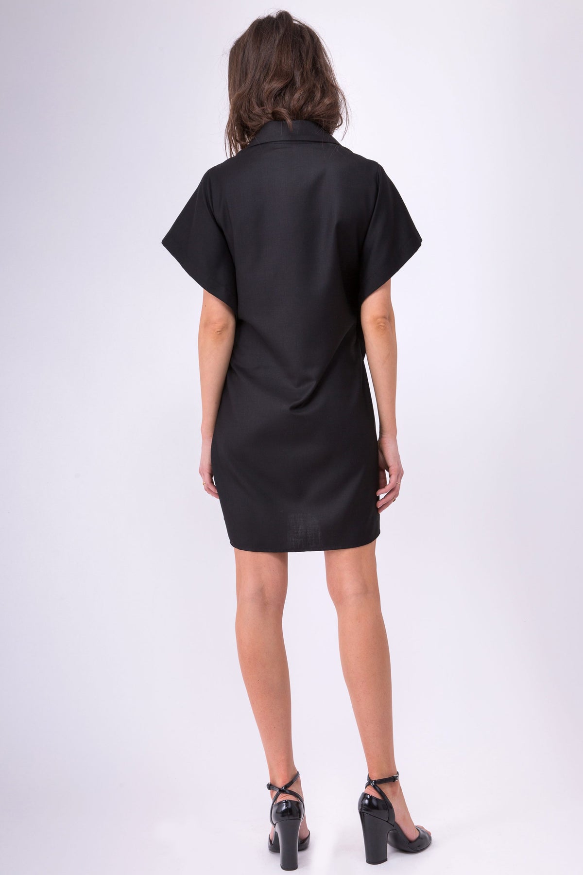 Rochie Neagra cu cordon - MOJA